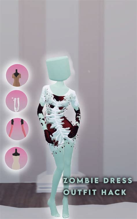 Dress To Impress Zombie Dress Outfit Hack Dti In 2024 Zombie Dress