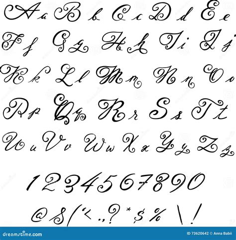 Fuente Negra Elegante Letras Del Vintage Ilustración Del Vector