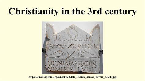 Christianity In The 3rd Century Youtube