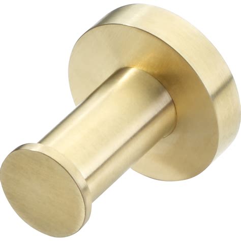 Robe Hooks Heirloom Aura Robe Hook Brushed Brass