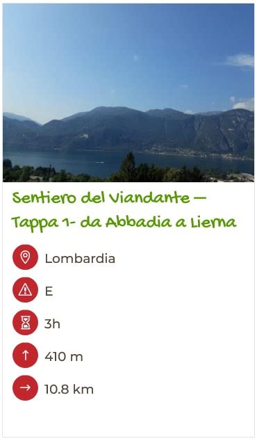 Sentiero Del Viandante Lago Di Como