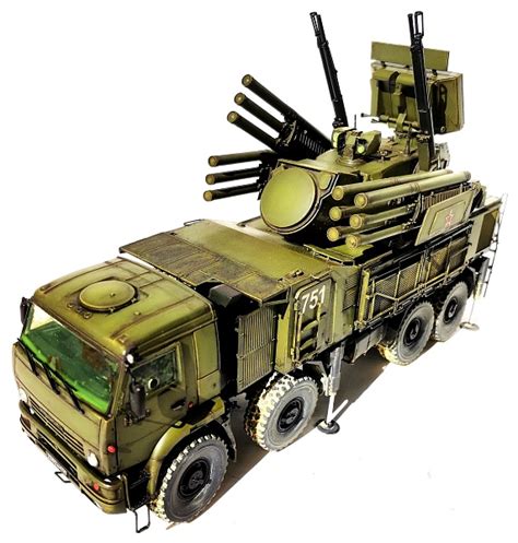 ЗРК Панцирь-С1 — Каропка.ру — стендовые модели, военная миниатюра