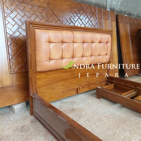 Jual Dipan Laci Minimalis Modern Dipan Jati Custom Andra Furniture