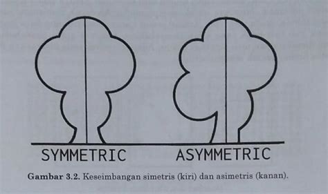 Contoh Gambar Simetris Dan Asimetris