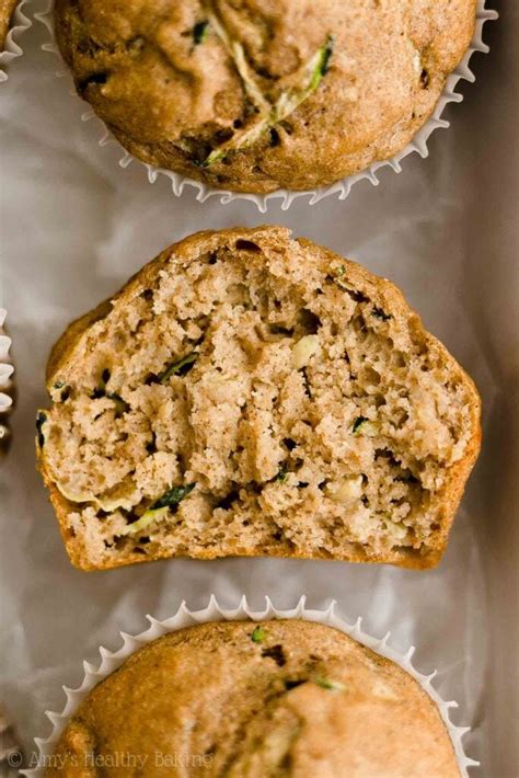 The Ultimate Healthy Zucchini Muffins Amys Healthy Baking