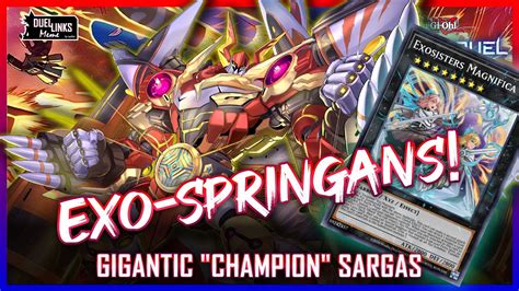 Exo Springans Gigantic Champion Sarcas Climax Of The Showdown Yu