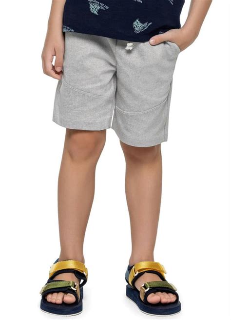 Bermuda Infantil Masculina Branco Trick Nick