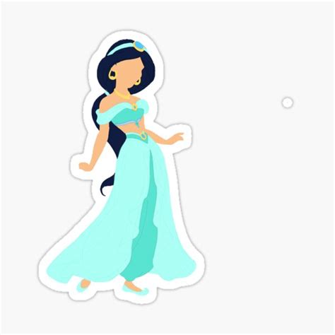 Princess Jasmine Sticker For Sale By Rafaela8 Redbubble