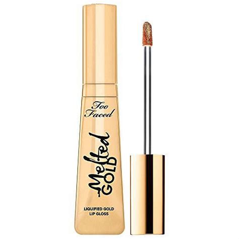 Too Faced Melted Gold Liquified Lip Gloss Walmart