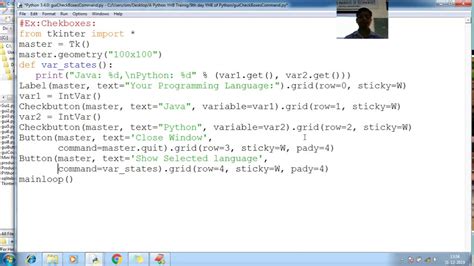 223 Python Gui With Tkinter Course Create Gui Graphic User Interfaces