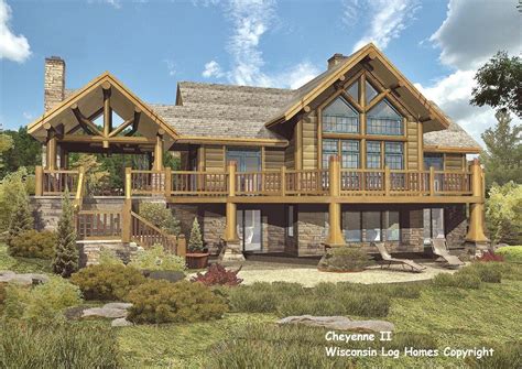 Log Home Floor Plans By Wisconsin Log Homes Inc Log Home Plans Log