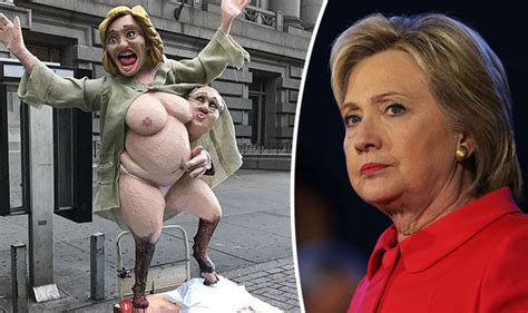 Naked Hillary Clinton Statue Appears On Streets Of New York World