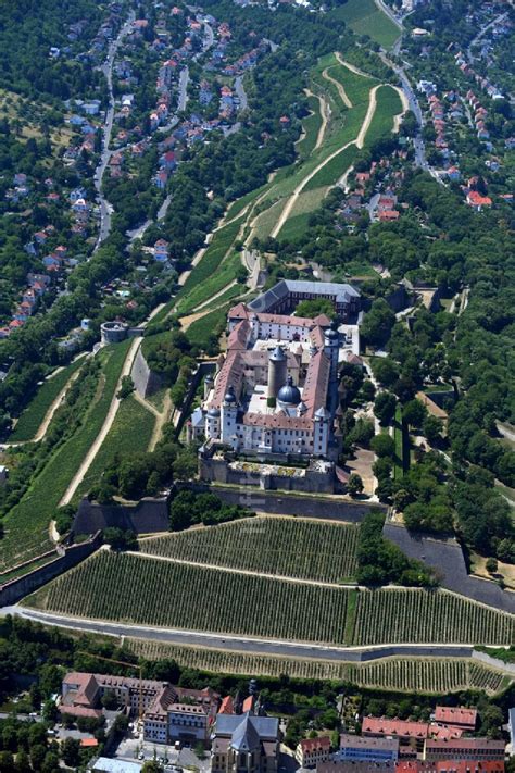 Luftbild W Rzburg Festung Marienberg In W Rzburg Im Bundesland Bayern