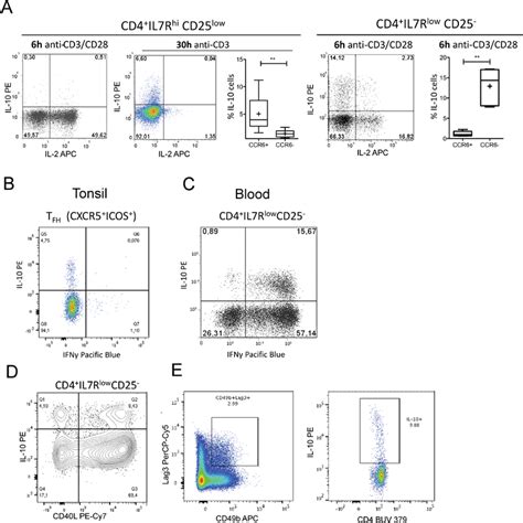 Flow Cytometric Analysis Of Il Production By Human Cd Tcell