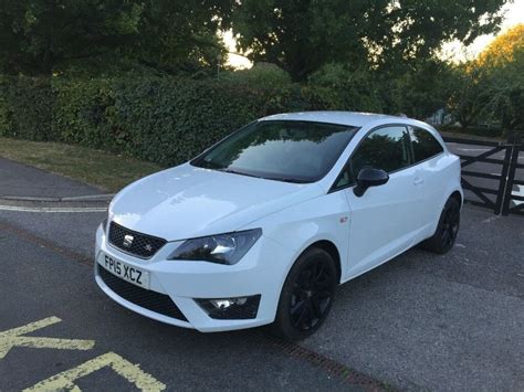 2015 Seat Ibiza Fr Tsi 14 White Black Edition Cat D 20000 Miles Only