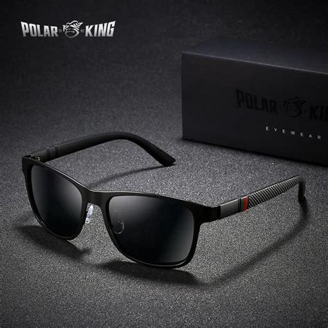 Polarking Brand Metal Designer Polarized Sunglasses For Driving Men