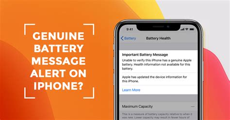 What Is The Genuine Battery Message Alert On IPhone All You Need To