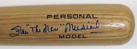 Lot Detail Stan The Man Musial Signed Bat