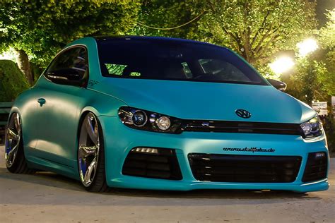 Slammed VW Scirocco R with 370PS is as Minty Fresh as They Come | Carscoops