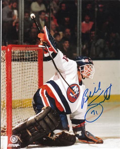 AUTOGRAPHED BILLY SMITH HOF 8X10 New York Islanders Photo - Main Line Autographs