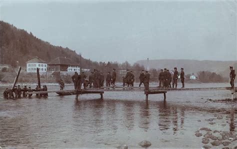 Pontoniere Beim Br Ckenbau Im Ersten Weltkrieg Eth Bibliothek