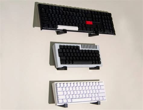 Wall Mounted Mechanical Keyboard Display Stand (2 pcs) Tough keyboard ...