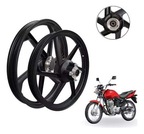 Par Roda Cg Fan 125 2009 E 2012 Frete grátis