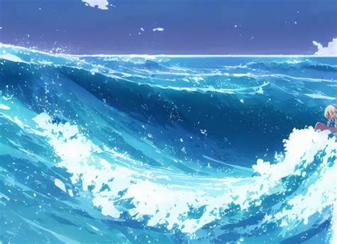 Anime Ocean Scenery