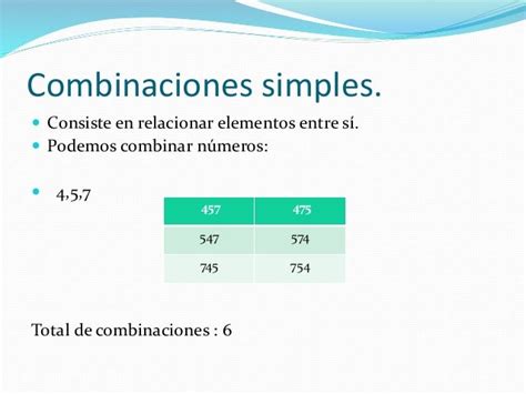 3 Ejemplos Ejemplos De Combinaciones Para Niños De Primaria Niños