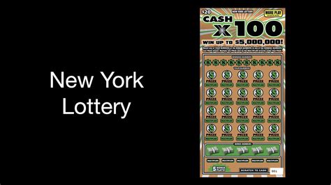 Cash X100 New York Lottery 20 February 2023 YouTube