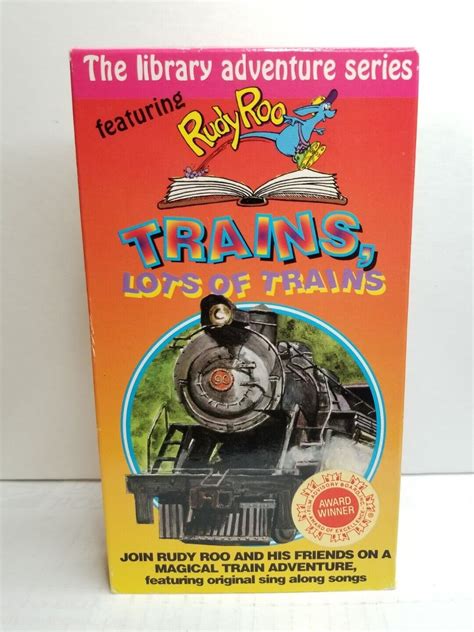 Rudy Roo Trains Lots Of Trains Vhs 1995 Meritage Inc