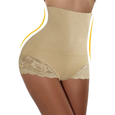 Ailivin Women High Waist Body Shaper Butt Liftershapewear Lace Shaping