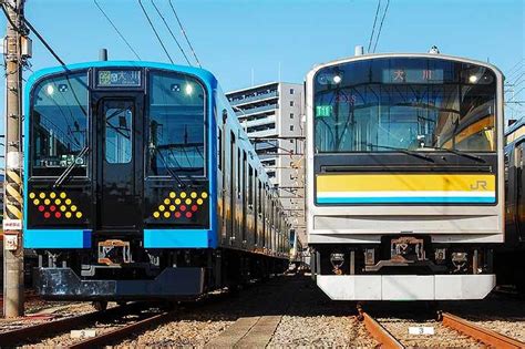 「e131系営業運転開始直前！新旧鶴見線撮影会（t11＆t1ver） In 鎌倉車両センター中原支所」開催｜鉄道ニュース｜2023年12月24