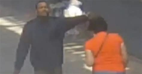 Man Punches Elderly Woman In Head As She Walks In Street Then Claims