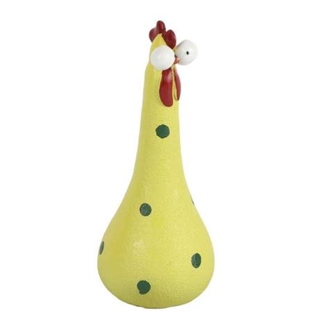 YOSOO Statue Poule en Résine Jardin Décoration Animal Cdiscount Jardin