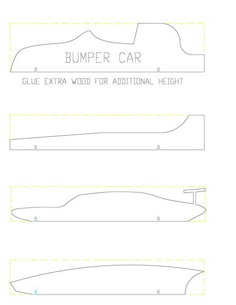 39 Awesome Pinewood Derby Car Designs Templates Templatelab Fillable