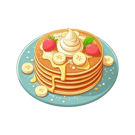 Premium Vector Pancake Ai Generated Image