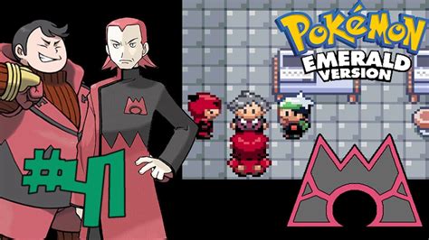 Pokémon Emerald Version Mossdeep City Space Center Magma Leader Maxie