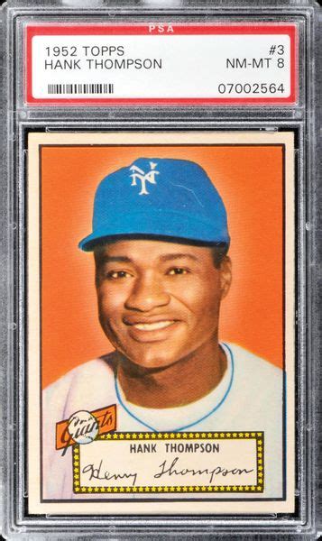 1952 Topps Hank Thompson | PSA CardFacts®