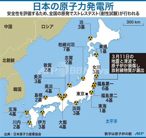 【図解】日本の原子力発電所 写真1枚 国際ニュース：afpbb News