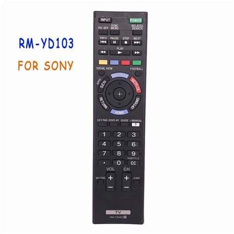 Used Original RM YD103 Remote Control For Sony Bravia LCD LED 3D Smart