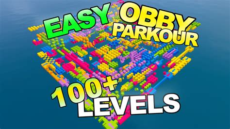 Parkour Obby Easy Chapter 100 Levels Shawk Fortnite Creative Map