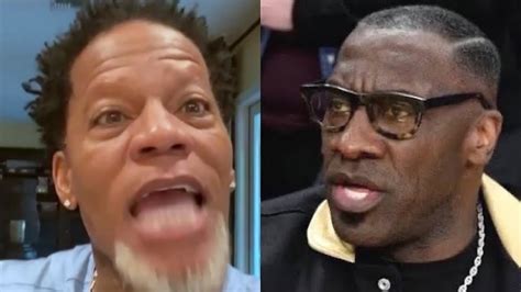 D L Hughley Responds To Shannon Sharpe Calling Him Out For Dissing His