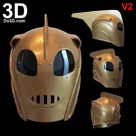 Rocketeer Helmet 3D Print Model PresetsFX