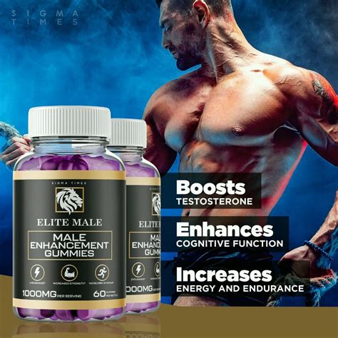 Elite Male Gummies For Men Performance Enhancement Formula Maximum