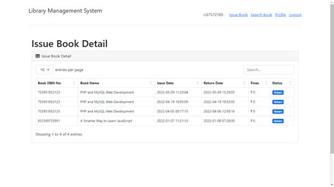 Library Management System Devpost