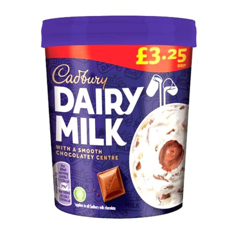 Cadbury Dairy Milk Ice Cream Tub 6x480ml Nice London