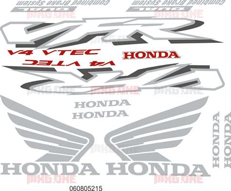 Honda Vfr Vtec Stickers Set Mxg One Best Moto Decals