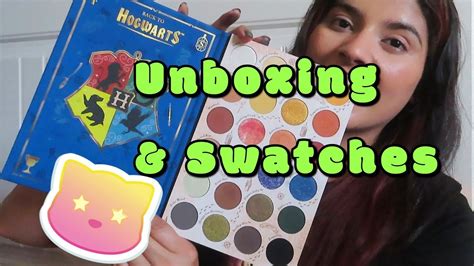 Colourpop X Harry Potter Unboxing Swatches Youtube