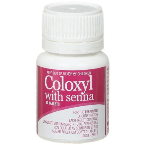 Coloxyl And Senna Tab 90 Unichem Glenview Pharmacy